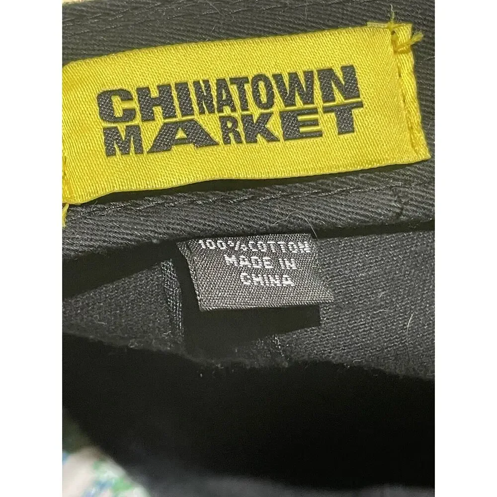 Chinatown Market Support‎ Your Friends Embroidered Baseball Hat Cap Black